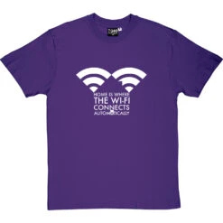 Home Is Where The Wifi Connects Automatically T-Shirt 37 Home Is Where The Wifi Connects Automatically T-Shirt -Tshirt Store home is where the wifi tshirt 2 purpletshirt