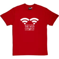Home Is Where The Wifi Connects Automatically T-Shirt 30 Home Is Where The Wifi Connects Automatically T-Shirt -Tshirt Store home is where the wifi tshirt 2 redtshirt