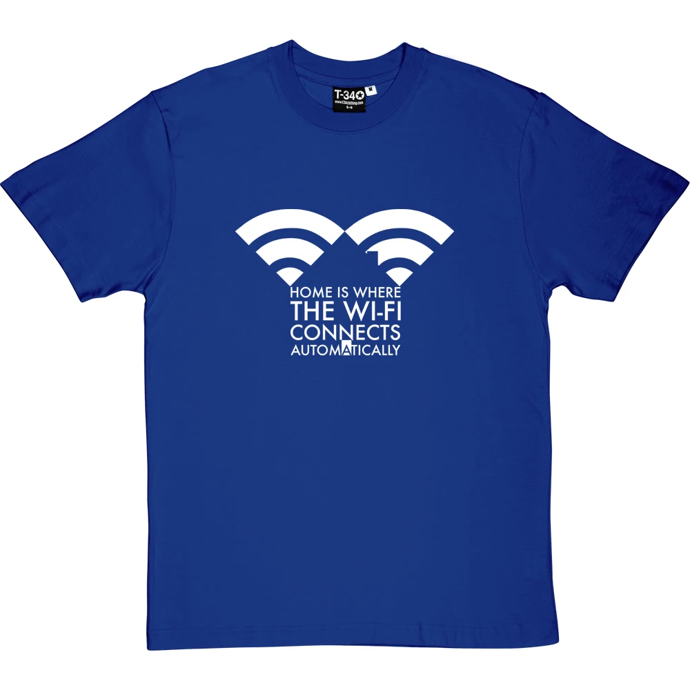 Home Is Where The Wifi Connects Automatically T-Shirt 10 Home Is Where The Wifi Connects Automatically T-Shirt - Image 10