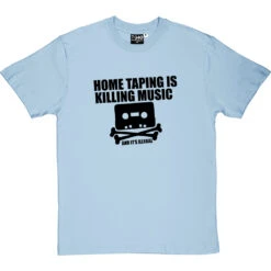 Home Taping Is Killing Music T-Shirt -Tshirt Store home taping killing music 1 skybluetshirt