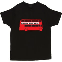 Hop On, Keep Warm T-Shirt -Tshirt Store hop on keep warm bus tshirt black mens v neck tshirt