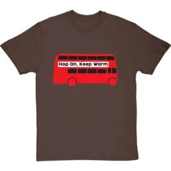 Hop On, Keep Warm T-Shirt -Tshirt Store hop on keep warm bus tshirt hazelnuttshirt