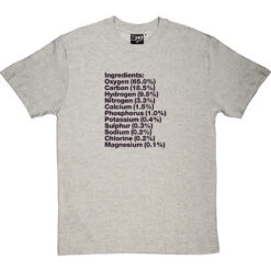 Human Body Ingredients T-Shirt -Tshirt Store human body ingredients tshirt 1 lightoxfordtshirt