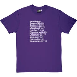 Human Body Ingredients T-Shirt
