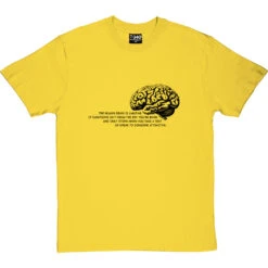 The Human Brain Is Amazing T-Shirt -Tshirt Store human brain tshirt 1 yellowtshirt
