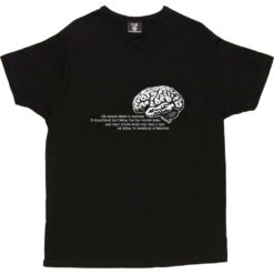 The Human Brain Is Amazing T-Shirt -Tshirt Store human brain tshirt 2 black mens v neck tshirt