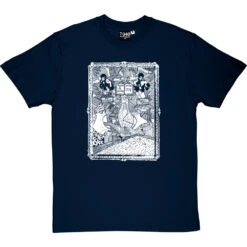 Hunter S Thompson "Rumble In The Jungle" T-Shirt -Tshirt Store hunter s thompson rumble tshirt 2 navybluetshirt