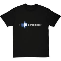 I Like/Dislike Schrodinger T-Shirt -Tshirt Store i like dislike schrodinger tshirt 2 blacktshirt
