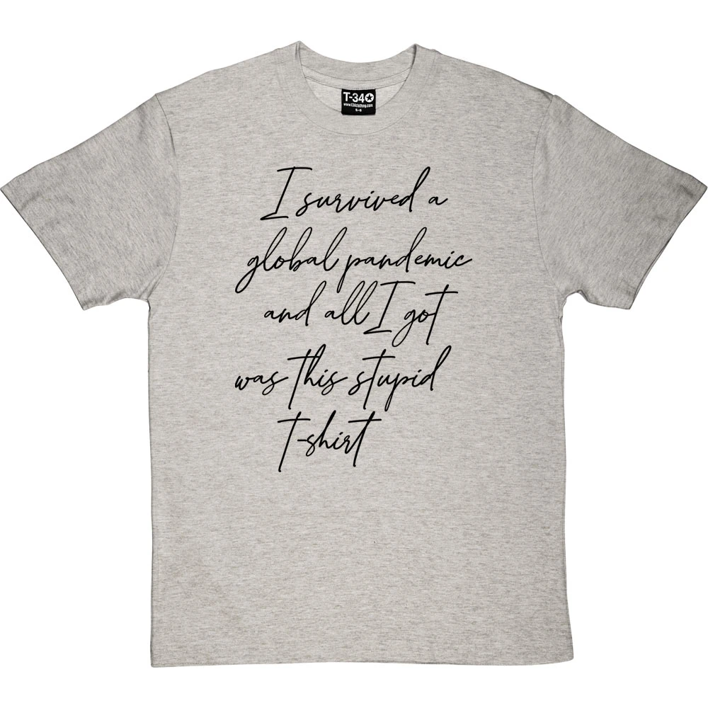 I Survived A Global Pandemic And All I Got Was This Stupid T-Shirt 2 I Survived A Global Pandemic And All I Got Was This Stupid T-Shirt - Image 2