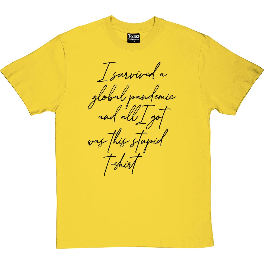 I Survived A Global Pandemic And All I Got Was This Stupid T-Shirt 5 I Survived A Global Pandemic And All I Got Was This Stupid T-Shirt - Image 5