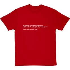 Oh God, I Think I'm Raising Tories T-Shirt -Tshirt Store i think im raising tories tshirt 2 redtshirt
