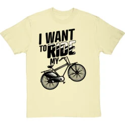I Want To Ride My Bicycle T-Shirt -Tshirt Store i want to ride my bicycle tshirt 1 naturaltshirt