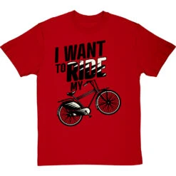 I Want To Ride My Bicycle T-Shirt -Tshirt Store i want to ride my bicycle tshirt 1 redtshirt