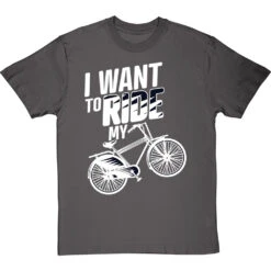 I Want To Ride My Bicycle T-Shirt -Tshirt Store i want to ride my bicycle tshirt 2 charcoaltshirt