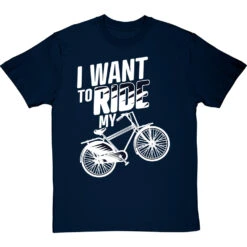I Want To Ride My Bicycle T-Shirt -Tshirt Store i want to ride my bicycle tshirt 2 navybluetshirt