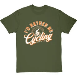 I'd Rather Be Cycling T-Shirt -Tshirt Store id rather be cycling tshirt 2 olivetshirt