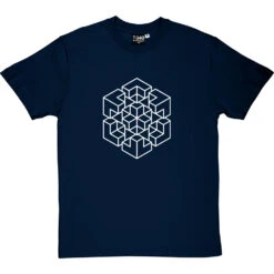 Impossible Cube #2 T-Shirt -Tshirt Store impossible tshirt 2 navybluetshirt