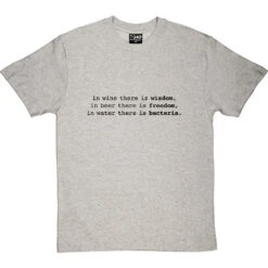 In Wine There Is Wisdom T-Shirt -Tshirt Store in wine there is wisdom tshirt 1 lightoxfordtshirt
