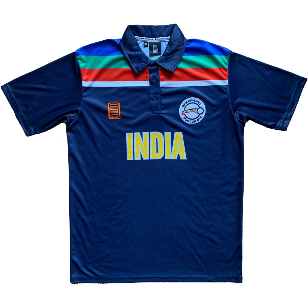 India Retro Cricket Shirt 1 India Retro Cricket Shirt
