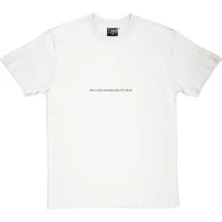 This T-Shirt Intentionally Left Blank -Tshirt Store intentionallyleftblank 1 whitetshirt
