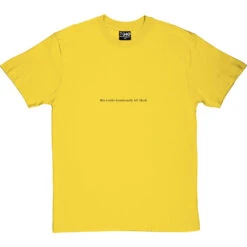 This T-Shirt Intentionally Left Blank -Tshirt Store intentionallyleftblank 1 yellowtshirt