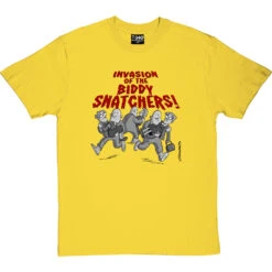 Invasion Of The Biddy-Snatchers T-Shirt -Tshirt Store invasion of the biddy snatchers tshirt yellowtshirt
