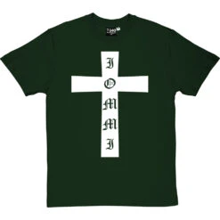 Iommi Cross T-Shirt -Tshirt Store iommi cross tshirt 2 bottlegreentshirt