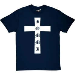 Iommi Cross T-Shirt -Tshirt Store iommi cross tshirt 2 navybluetshirt
