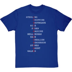 It's Coming Home (Players) T-Shirt -Tshirt Store its coming home players tshirt 2 royalbluetshirt