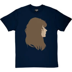Janis Joplin Portrait T-Shirt -Tshirt Store janis joplin profile tshirt navybluetshirt