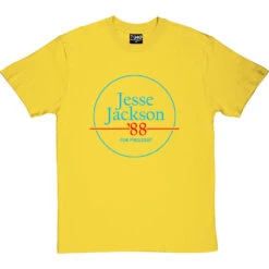 Jesse Jackson For President '88 T-Shirt -Tshirt Store jesse jackson 88 tshirt 179 yellowtshirt