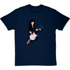 Joan Jett T-Shirt 22 Joan Jett T-Shirt -Tshirt Store joan jett large print tshirt navybluetshirt