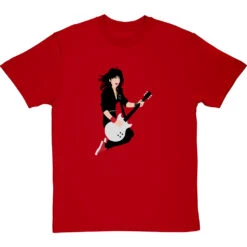 Joan Jett T-Shirt 17 Joan Jett T-Shirt -Tshirt Store joan jett large print tshirt redtshirt