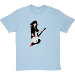 Joan Jett T-Shirt 18 Joan Jett T-Shirt -Tshirt Store joan jett large print tshirt skybluetshirt
