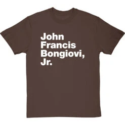 John Francis Bongiovi Jr T-Shirt -Tshirt Store john francis bongiovi jr tshirt 2 hazelnuttshirt