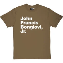 John Francis Bongiovi Jr T-Shirt -Tshirt Store john francis bongiovi jr tshirt 2 olivetshirt