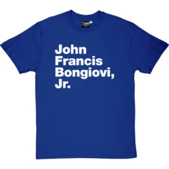 John Francis Bongiovi Jr T-Shirt -Tshirt Store john francis bongiovi jr tshirt 2 royalbluetshirt