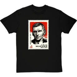 John Maclean Soviet Stamp T-Shirt -Tshirt Store john maclean stamp tshirt blacktshirt