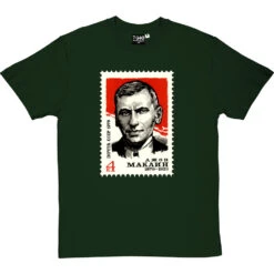 John Maclean Soviet Stamp T-Shirt -Tshirt Store john maclean stamp tshirt bottlegreentshirt