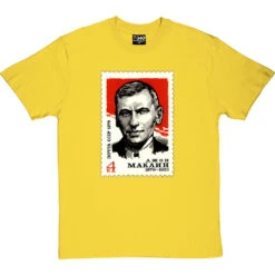 John Maclean Soviet Stamp T-Shirt -Tshirt Store john maclean stamp tshirt yellowtshirt