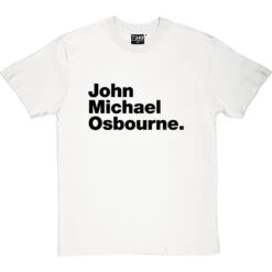 John Michael Osbourne T-Shirt -Tshirt Store john michael osbourne tshirt 1 whitetshirt