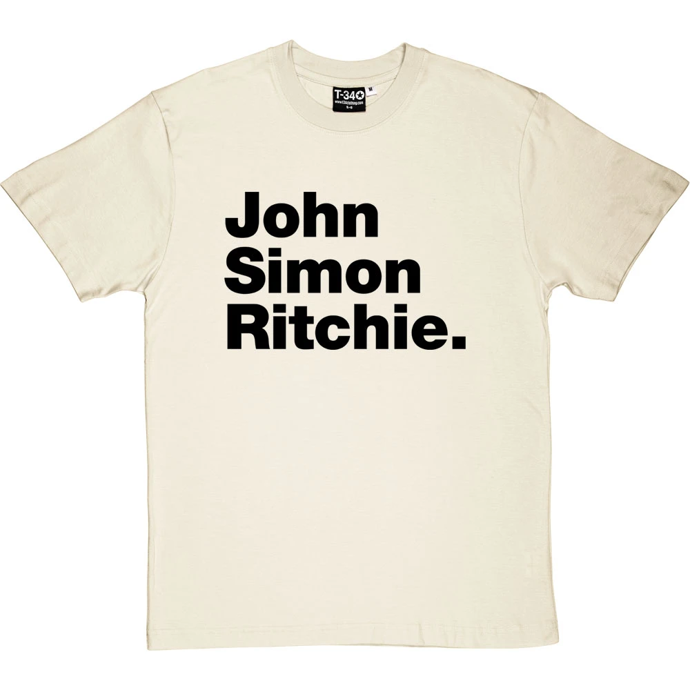 John Simon Ritchie T-Shirt 3 John Simon Ritchie T-Shirt - Image 3