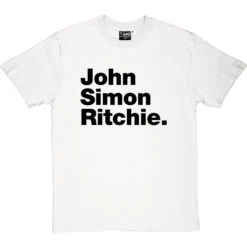 John Simon Ritchie T-Shirt 24 John Simon Ritchie T-Shirt -Tshirt Store john simon ritchie tshirt 1 whitetshirt