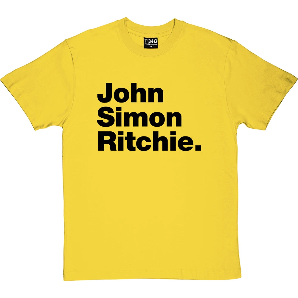 John Simon Ritchie T-Shirt 15 John Simon Ritchie T-Shirt - Image 15
