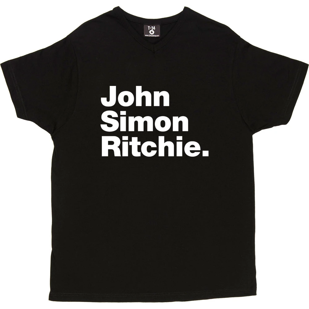 John Simon Ritchie T-Shirt 11 John Simon Ritchie T-Shirt - Image 11