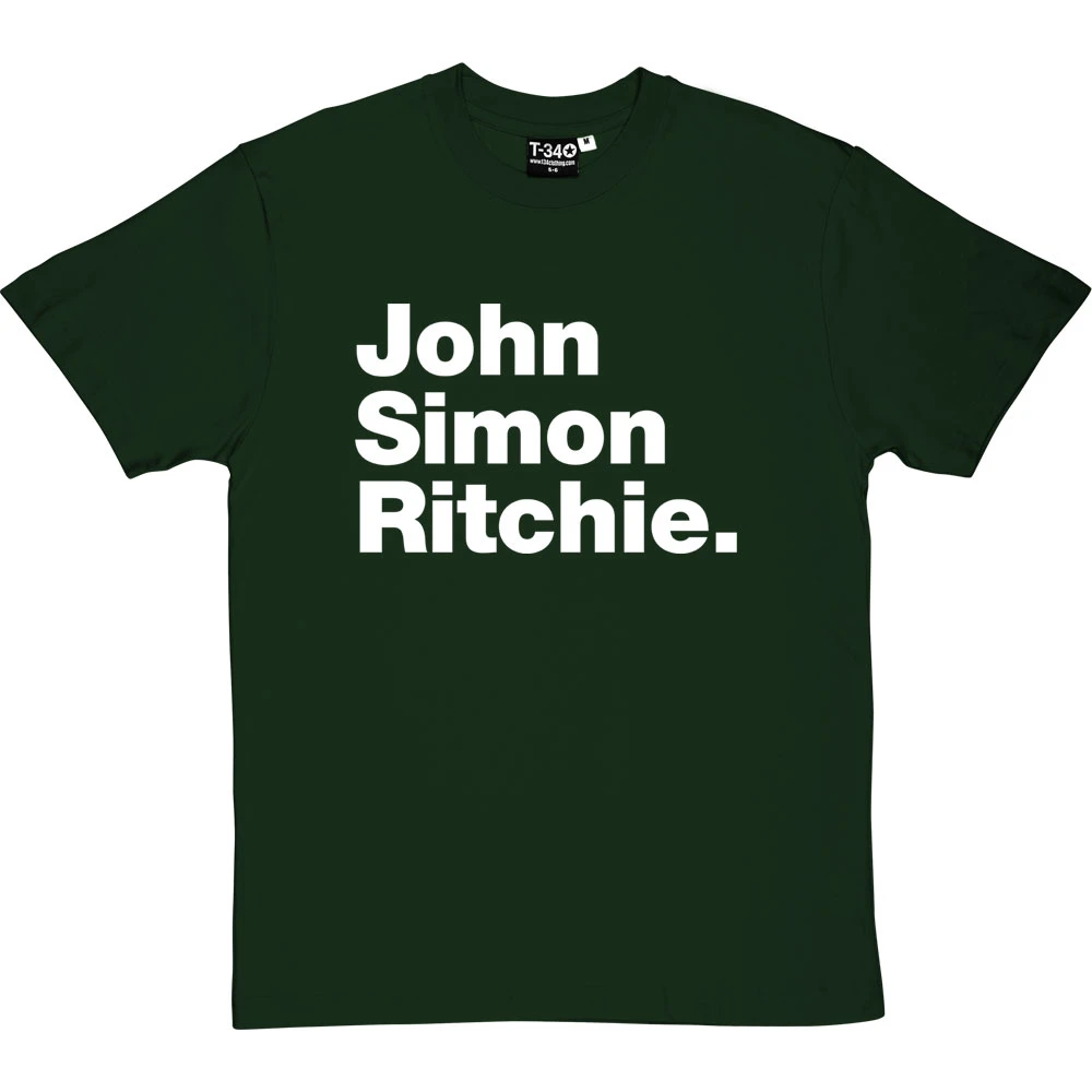 John Simon Ritchie T-Shirt 1 John Simon Ritchie T-Shirt