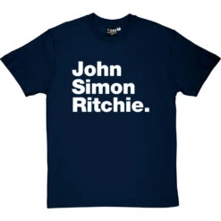 John Simon Ritchie T-Shirt 23 John Simon Ritchie T-Shirt -Tshirt Store john simon ritchie tshirt 2 navybluetshirt