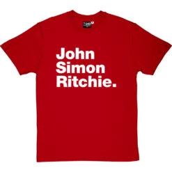 John Simon Ritchie T-Shirt 28 John Simon Ritchie T-Shirt -Tshirt Store john simon ritchie tshirt 2 redtshirt