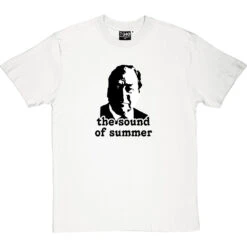 John Arlott: The Sound Of Summer T-Shirt -Tshirt Store johnarlott whitetshirt