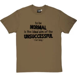 Carl Jung "Normal" Quote T-Shirt -Tshirt Store jung normal tshirt 1 olivetshirt